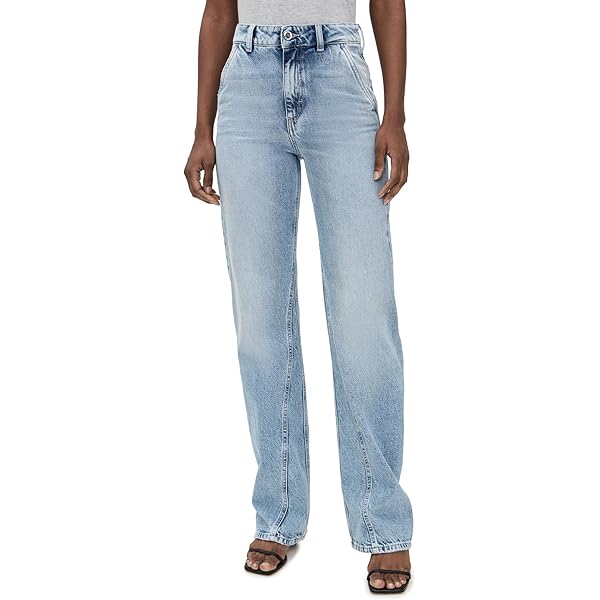 ICON DENIM LA Women's Poppy Wide Leg Jeans, Medium, Blue, 30